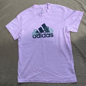 Lavender adidas’s short sleeve tee